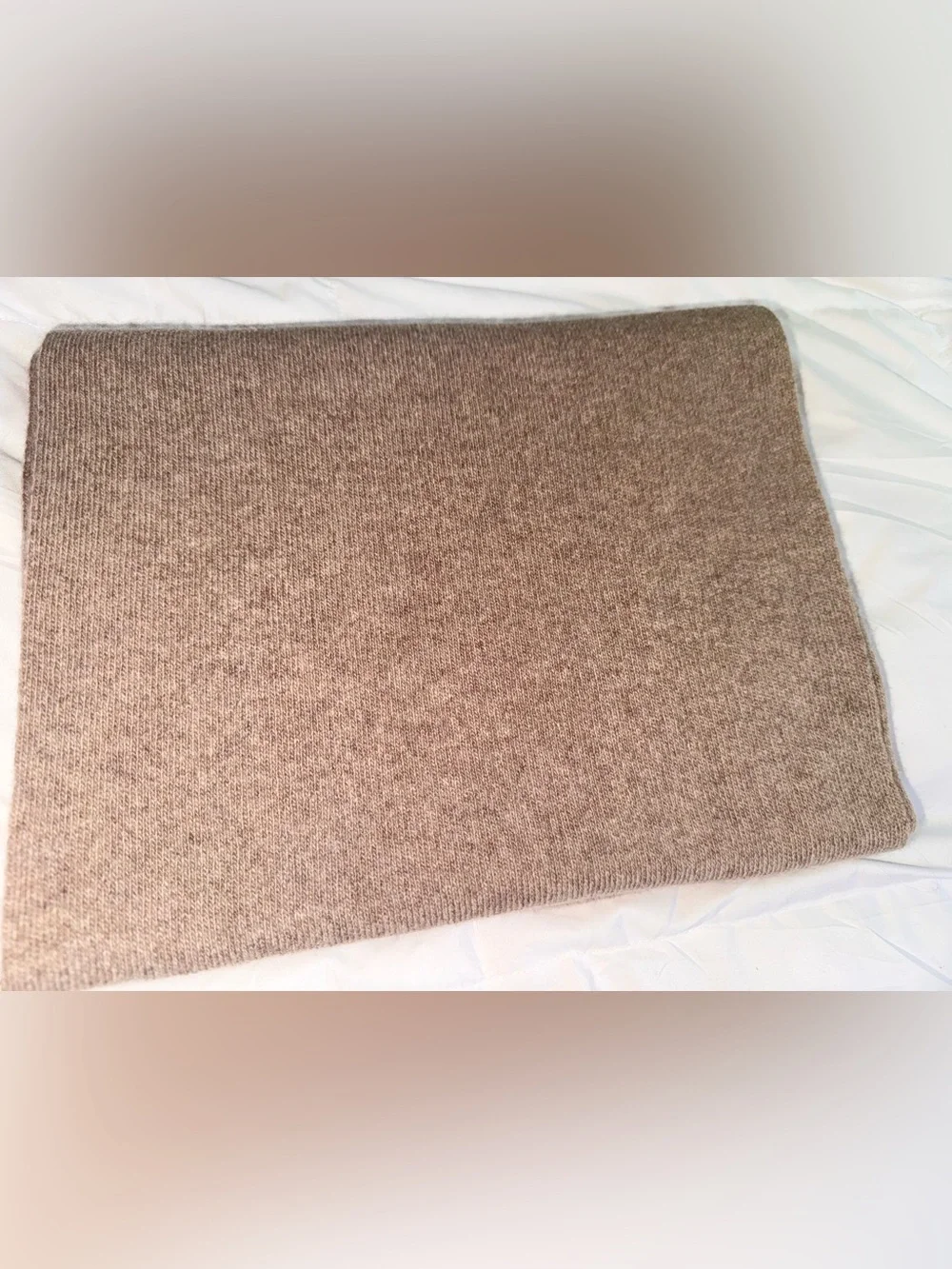Colorful Standard Merino Wool Scarf, Marled Tan